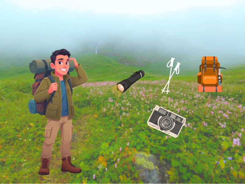 things to pack for monsoon trek in Gears