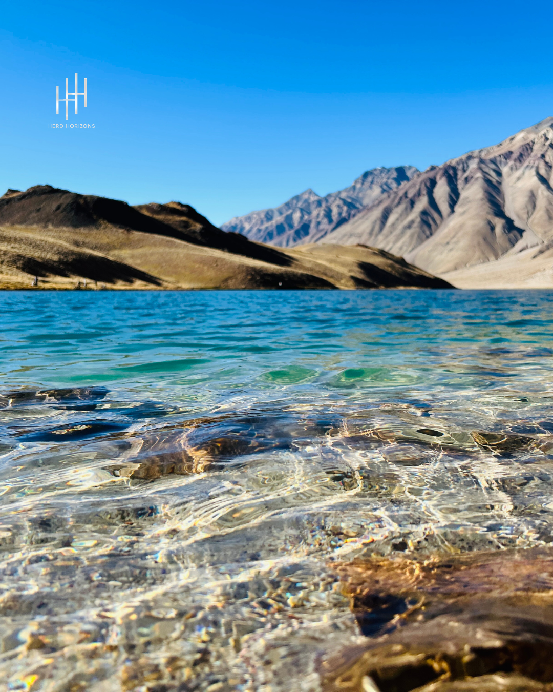 Chandratal lake in the Hampta Pass Trek